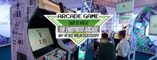 Arcade games are games made by the managers of the company for the animation of EMS PROTO stands at trade fairs.
