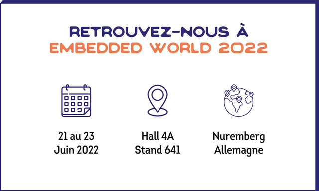 Date et emplacement stand Embedded World EMSFACTORY 2022